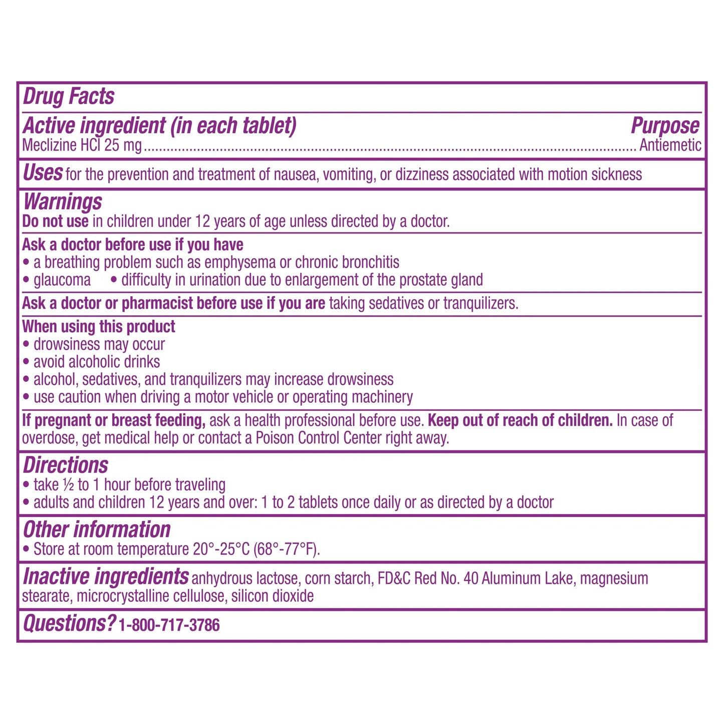 Pepto Bismol Nausea Tablets for Motion Sickness & Nausea Relief, 10 Count