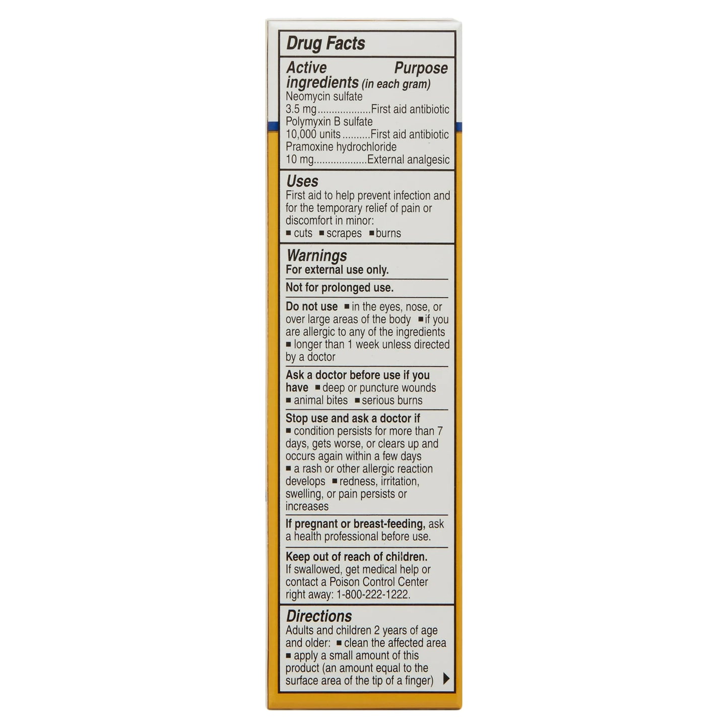 Equate Maximum Strength Antibiotic Cream + Pain Relief, 0.5 oz