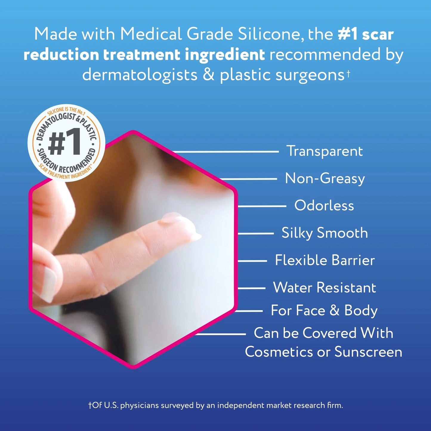 ScarAway Acne Scar Treatment, Clear Silicone Scar Gel, 15 Grams