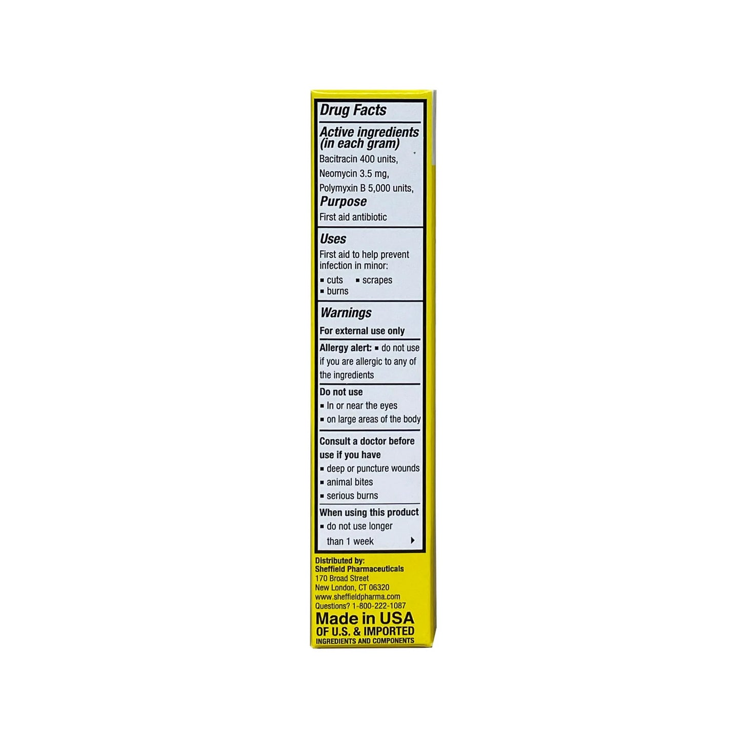 Dr. Sheffield Triple Antibiotic Ointment 0.33 oz.