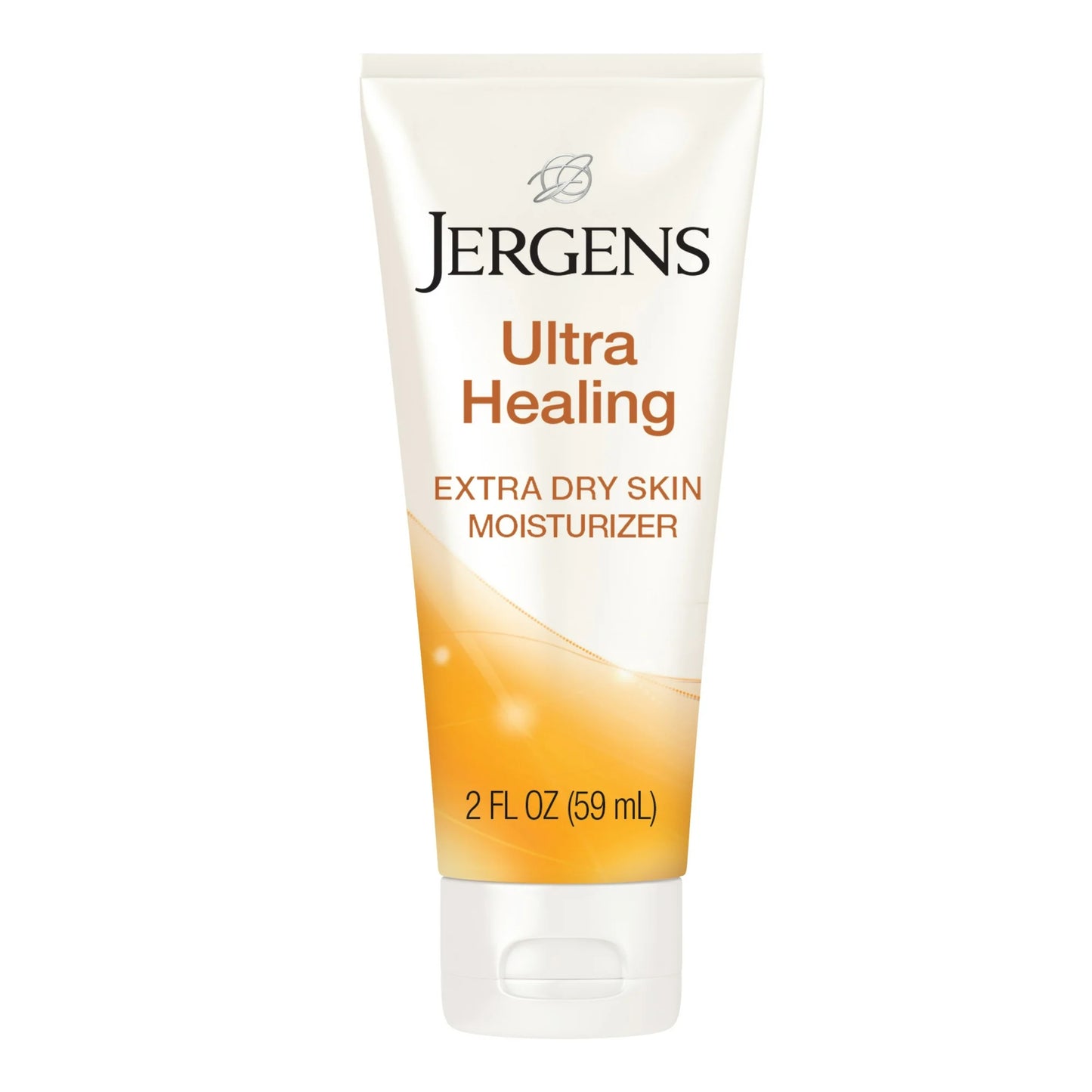 Jergens Ultra Healing Hand and Body Lotion Dry Skin Moisturizer, Vitamins C, E, B5, 2 oz