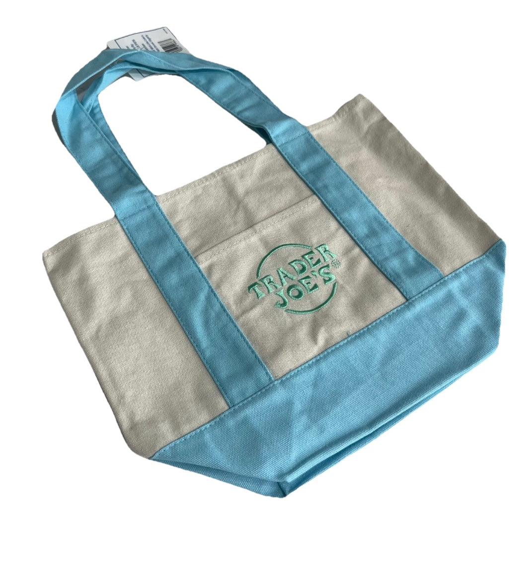 Trader Joe's Mini Pastel Canvas Tote Bags - All Colours