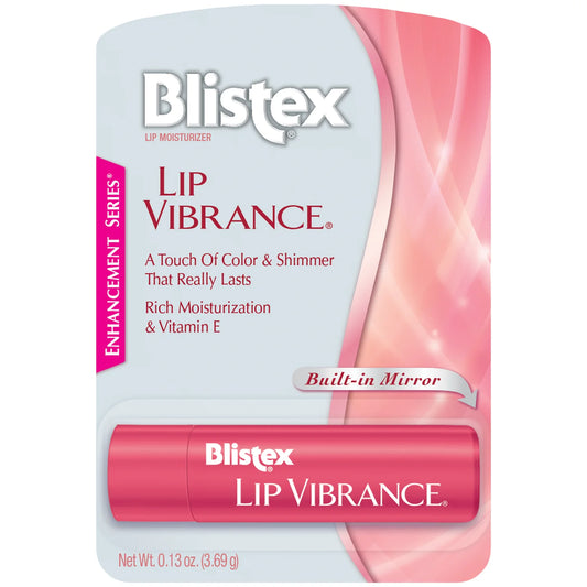 Blistex Lip Moisturizer Enhancement Series Lip Vibrance, Built-In Mirror, 0.13 oz