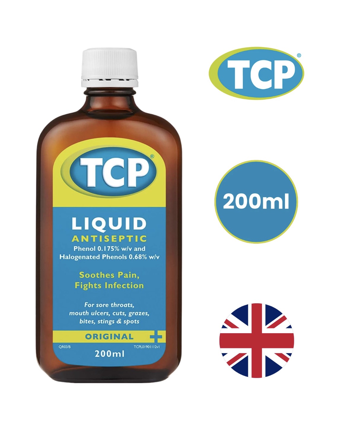 TCP Liquid Antiseptic Bottle Original 200ml