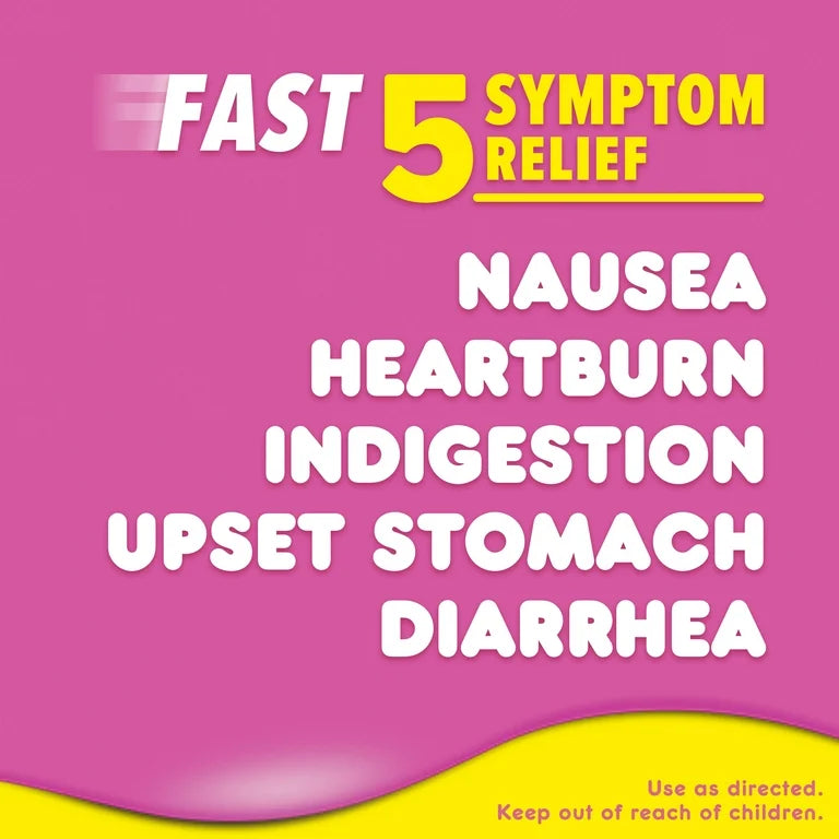 Pepto Bismol Liquid, Indigestion and Anti-Diarrhea Stomach Relief, Original, 8 Fl oz