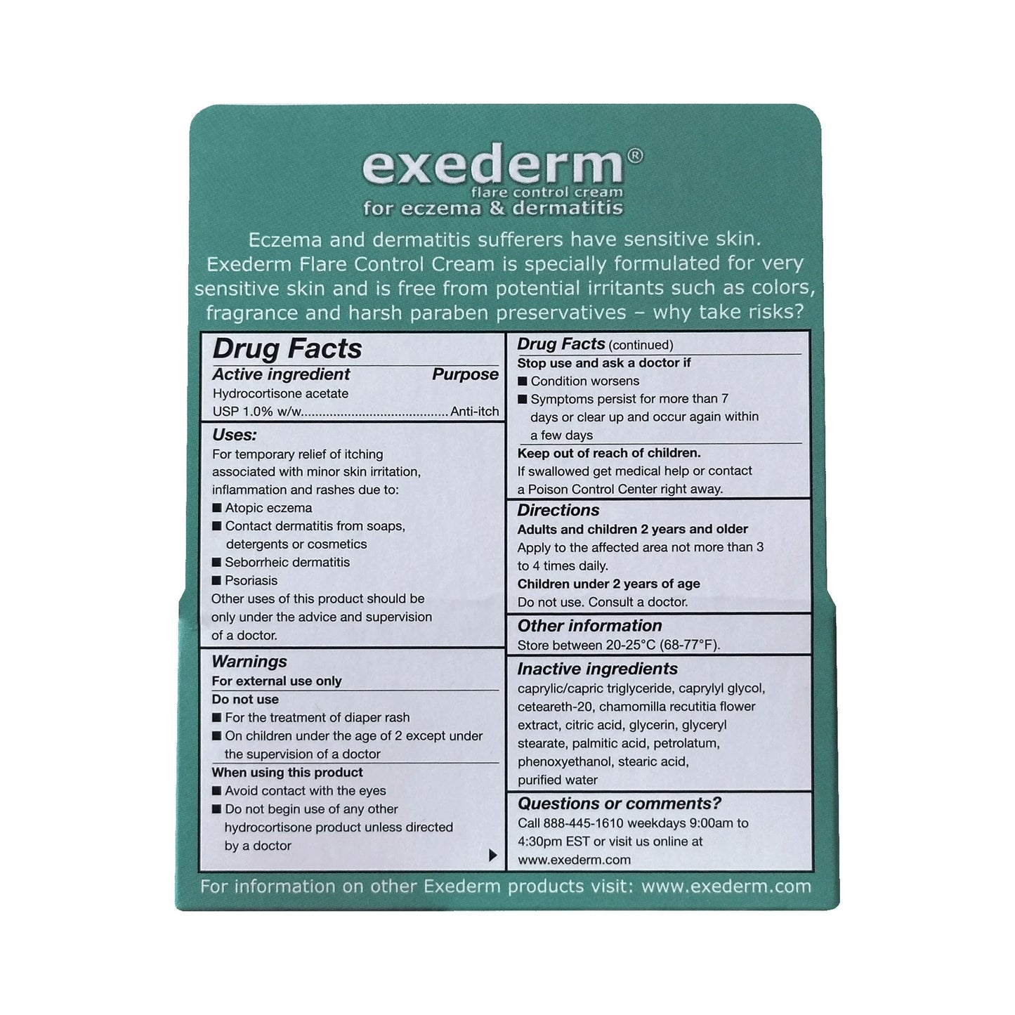 Exederm Eczema Flare Control Cream